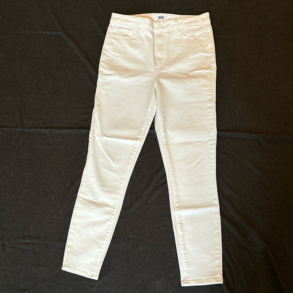 White PAIGE ankle jeans